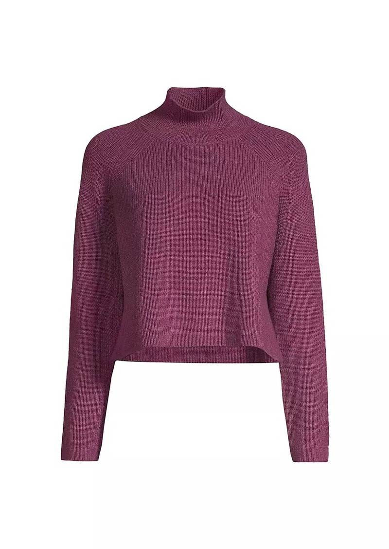 Eileen Fisher Cropped Wool Turtleneck