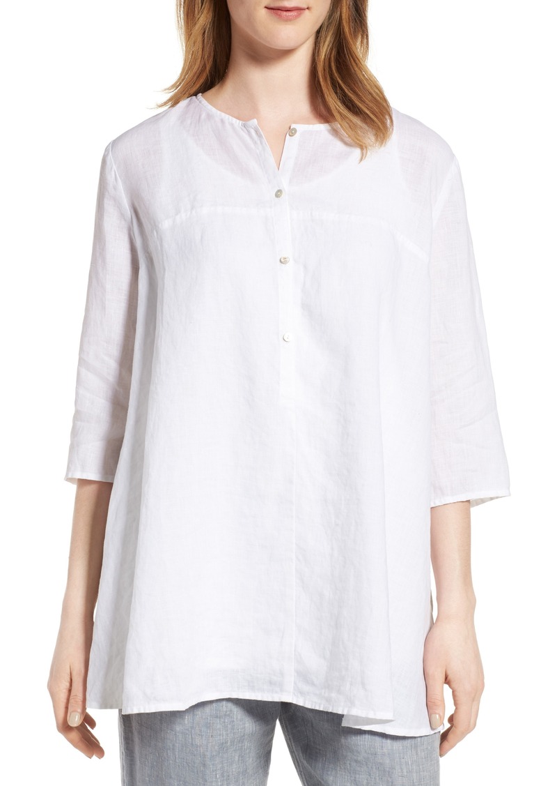 eileen fisher white blouse