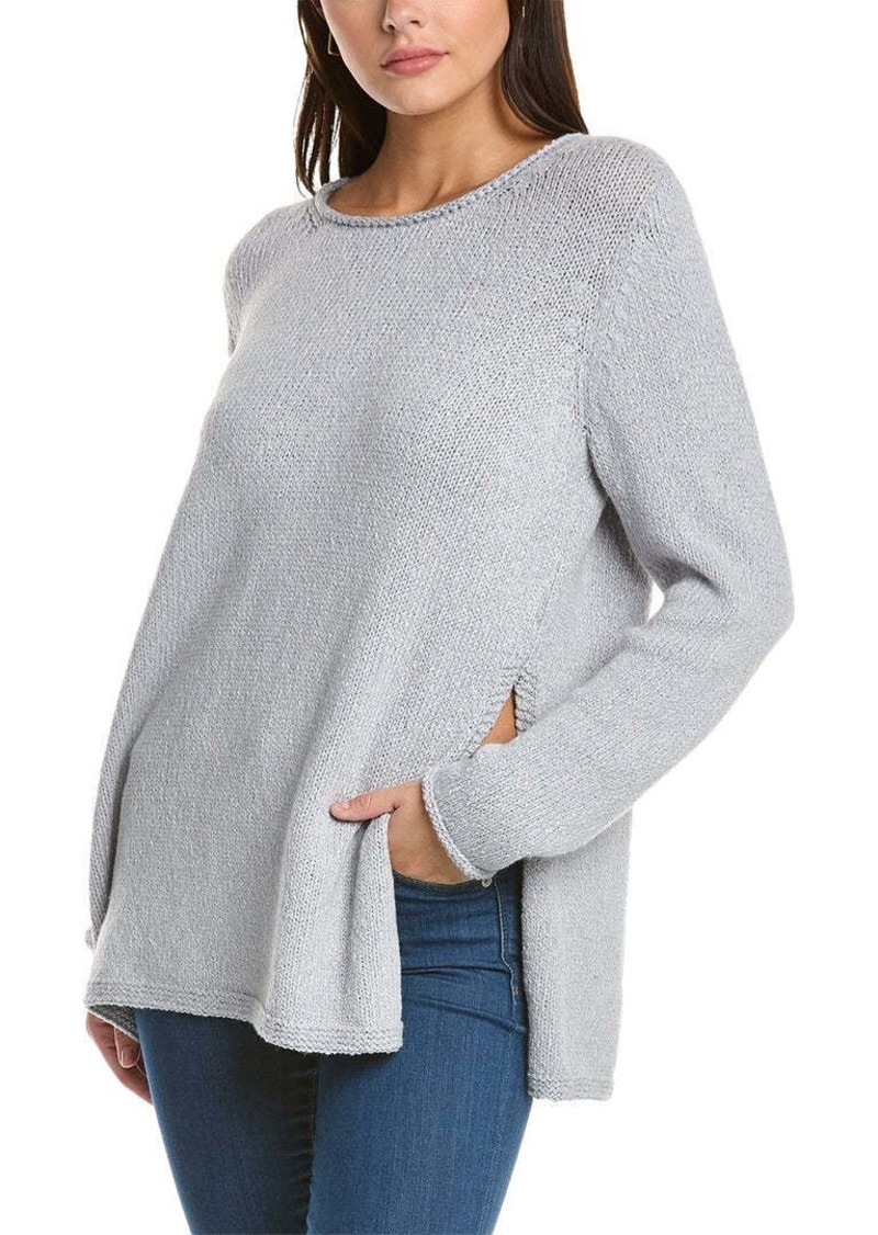 EILEEN FISHER Ballet Neck Alpaca-Blend Pullover