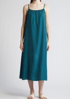 Eileen Fisher Cami Silk Maxi Dress