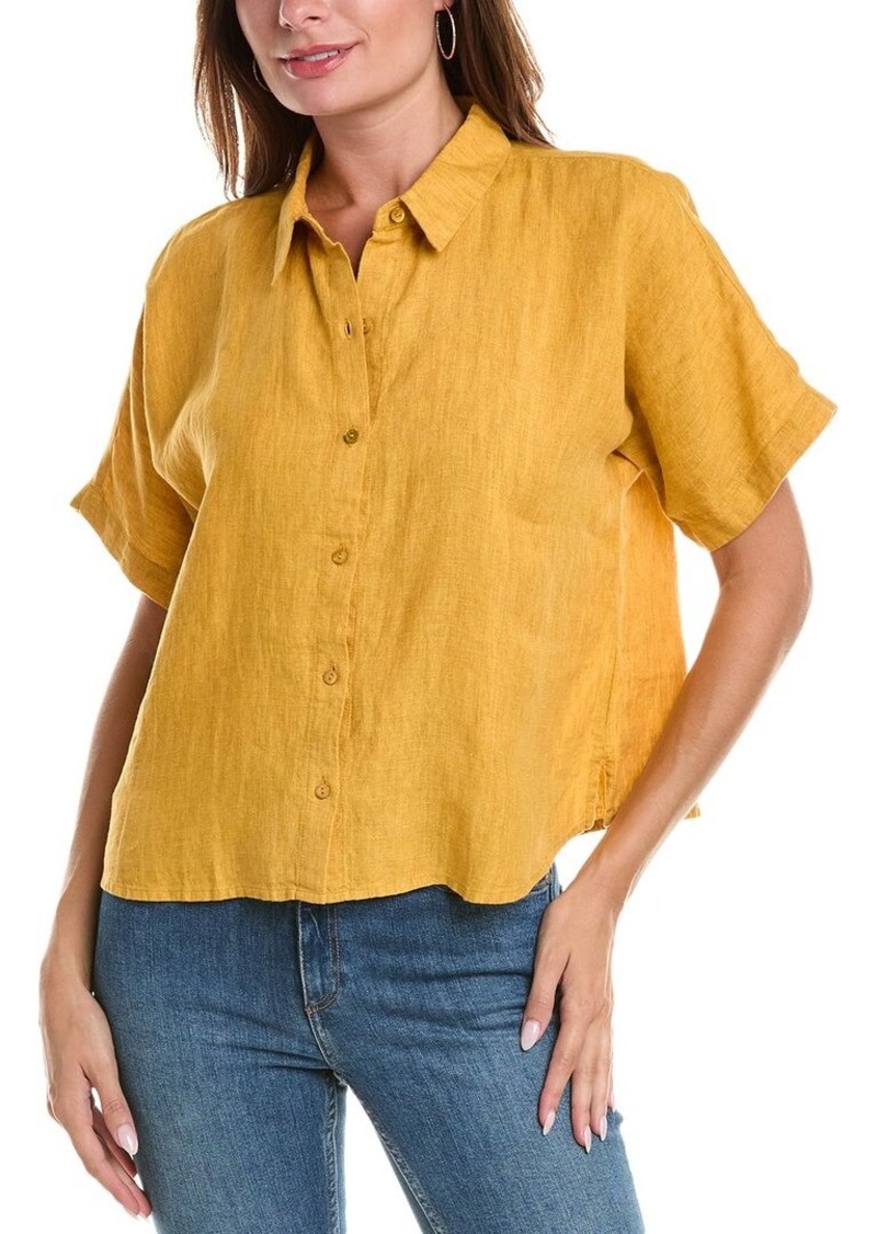 EILEEN FISHER Classic Collar Linen Shirt