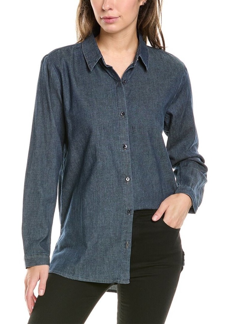 EILEEN FISHER Classic Collar Long Shirt