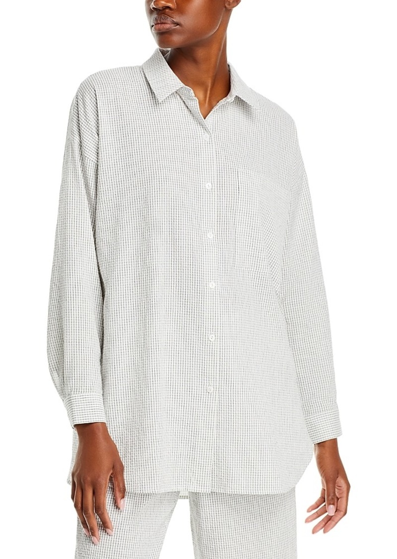 Eileen Fisher Classic Collar Long Shirt