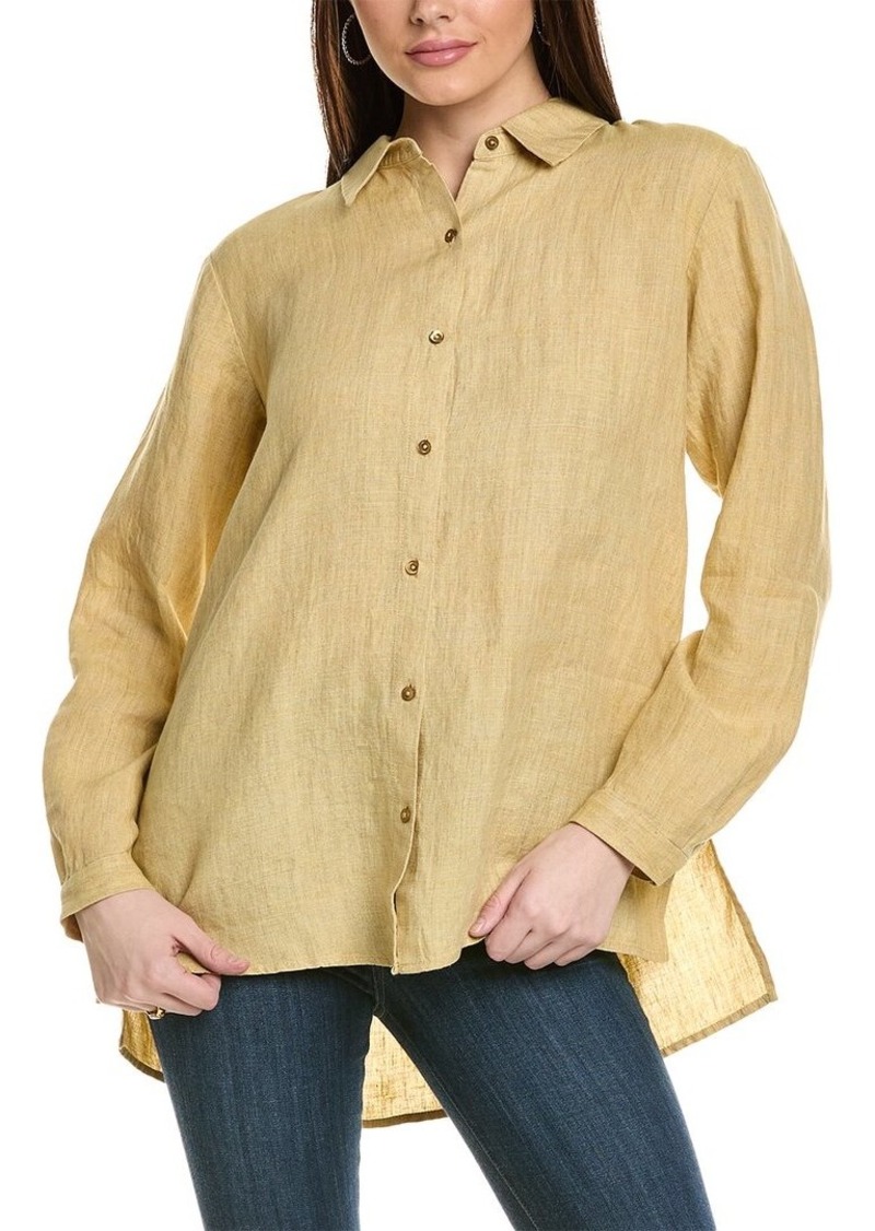 EILEEN FISHER Classic Linen Shirt