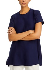 Eileen Fisher Crewneck Short Sleeve Tunic Top
