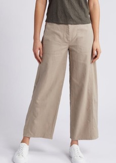 Eileen Fisher Crop Hemp Wide Leg Pants