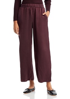 Eileen Fisher Cropped Wide Leg Ankle Pants
