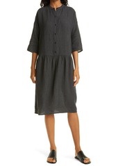 Eileen Fisher Drop Waist Organic Linen Dress