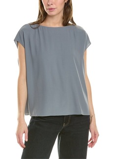 EILEEN FISHER Gathered Boxy Top