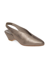 Eileen Fisher Gatwick Slingback Pump in Pewter Suede at Nordstrom