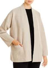 Eileen Fisher High Collar Wool Jacket