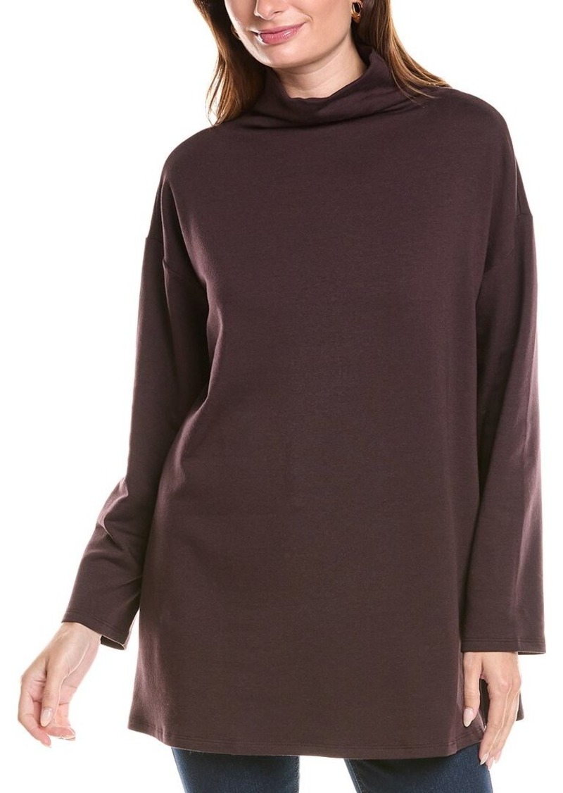 EILEEN FISHER High Funnel Neck Tunic