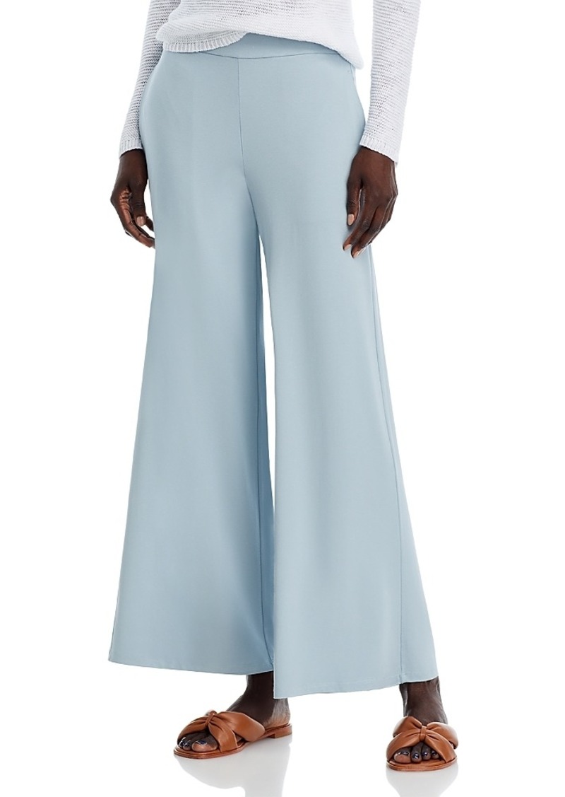 Eileen Fisher High Rise Pull On Wide Leg Pants