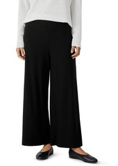 Eileen Fisher High Waist Wide Ankle Pants