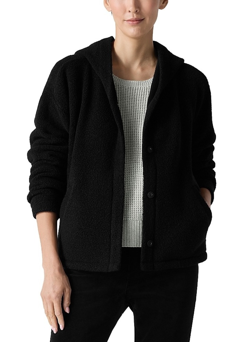 Eileen Fisher Hooded Boxy Jacket