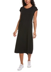 EILEEN FISHER Jewel Neck Midi Dress