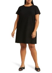 Eileen Fisher Jewel Neck Shift Dress