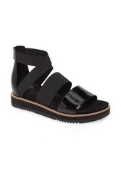 Eileen Fisher Klay Sandal in Black Leather at Nordstrom