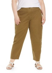 Eileen Fisher Lantern Ankle Cargo Pants in Olive at Nordstrom