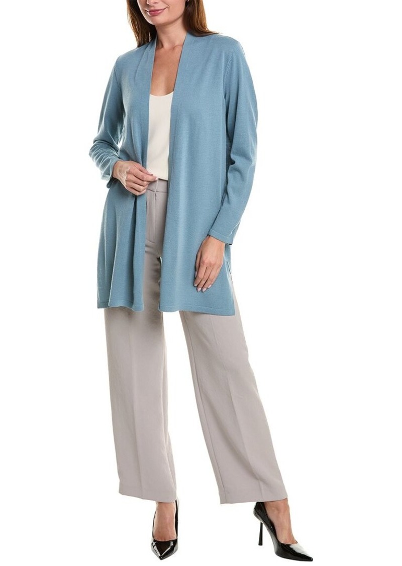 EILEEN FISHER Long Wool Cardigan