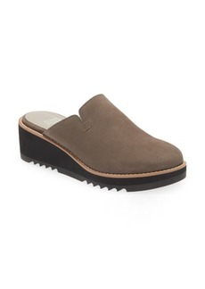 Eileen Fisher Loti Suede Clog in Graphite at Nordstrom