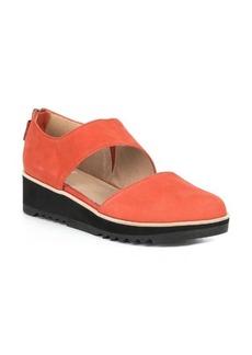 Eileen Fisher Match Cutout Wedge Oxford in Chili at Nordstrom