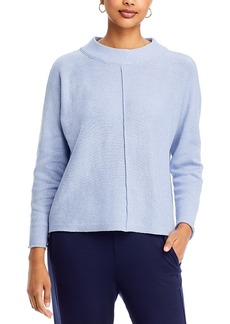 Eileen Fisher Mock Neck Dolman Sleeve Pullover Sweater