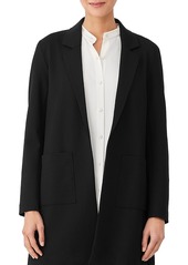 Eileen Fisher Open Front Long Blazer