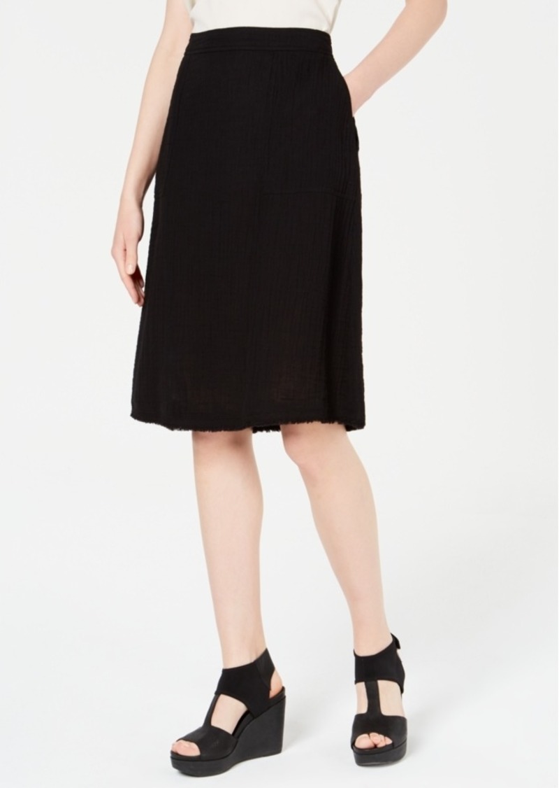 eileen fisher cotton skirt