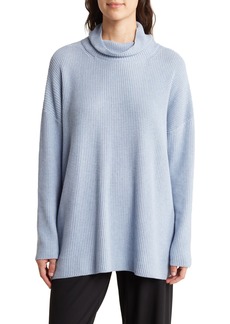 Eileen Fisher Organic Cotton Turtleneck Sweater in Delphine at Nordstrom Rack