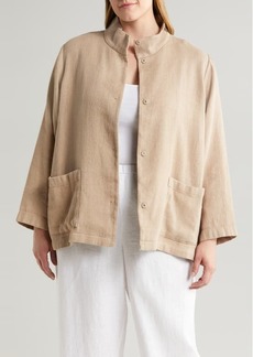 Eileen Fisher Organic Linen & Organic Cotton Jacket