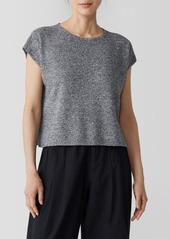 Eileen Fisher Organic Linen & Organic Cotton Top