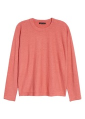 Eileen Fisher Organic Linen Blend Boxy Top in Bright Sandstone at Nordstrom