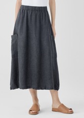 Eileen Fisher Organic Linen Cargo Skirt