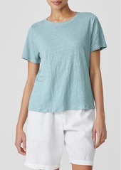 Eileen Fisher Organic Linen Crewneck T-Shirt