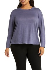 Eileen Fisher Organic Linen Long Sleeve T-Shirt
