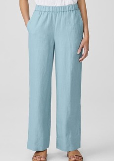 Eileen Fisher Organic Linen Wide Leg Pants