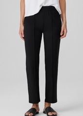 Eileen Fisher Pintuck Pleat Straight Leg Ankle Pants