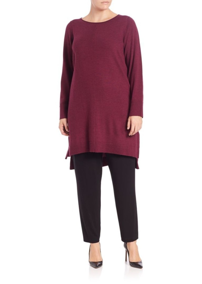 eileen-fisher-eileen-fisher-plus-size-ballet-neck-merino-wool-layering-dress-dresses