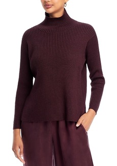 Eileen Fisher Rib Knit Turtleneck Sweater