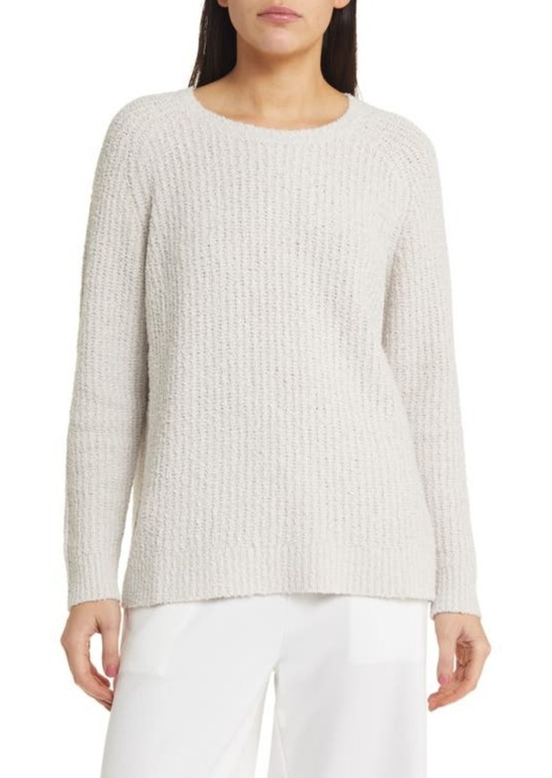 Eileen Fisher Rib Organic Cotton Blend Sweater