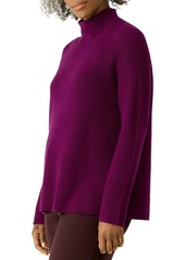 Eileen Fisher Ribbed Merino Wool Turtleneck Sweater