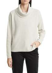 Eileen Fisher Ribbed Organic Cotton Chenille Turtleneck Sweater