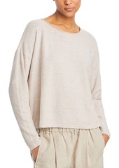 Eileen Fisher Round Neck Boxy Sweater