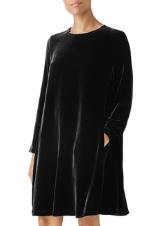 Eileen Fisher Round Neck Long Sleeve Dress