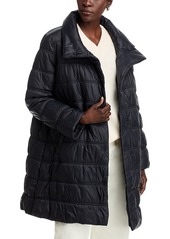 Eileen Fisher Ruched Puffer Coat