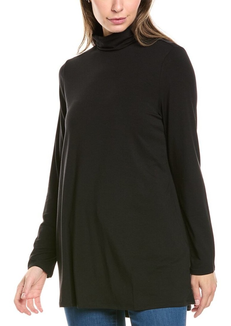 EILEEN FISHER Scrunch Neck Tunic