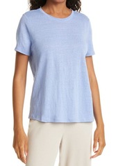 Eileen Fisher Short Sleeve T-Shirt in Light Coast at Nordstrom