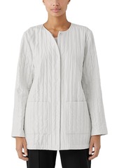 Eileen Fisher Silk Quilted Jacket