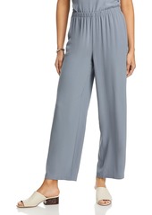 Eileen Fisher Silk Straight Ankle Pants